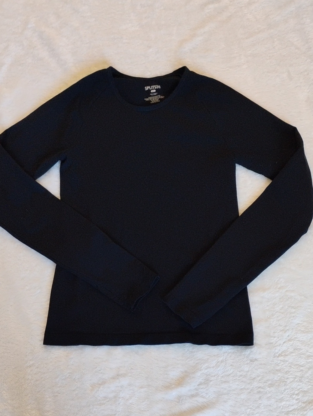 Splits59 Fine Rib Fitted Tee Thumb Holes M/L